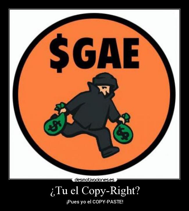 carteles sgae desmotivaciones