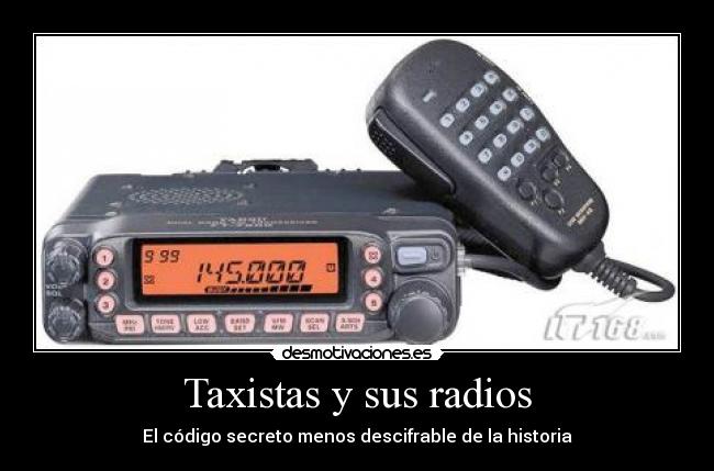 Taxistas y sus radios - 
