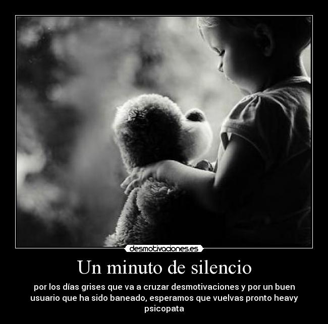 Un minuto de silencio -