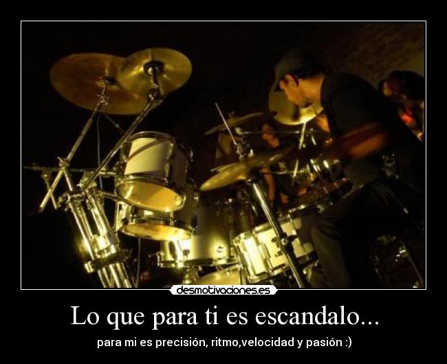 Lo que para ti es escandalo... - 