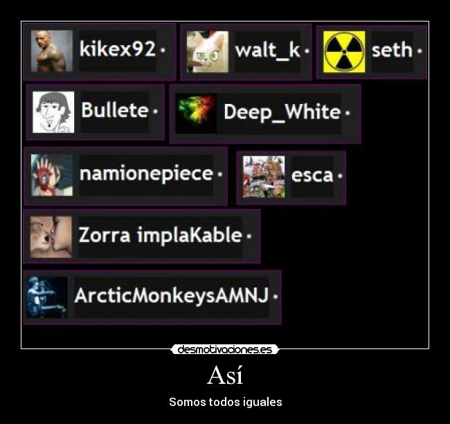 Así - Somos todos iguales