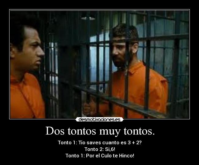 Dos tontos muy tontos. -