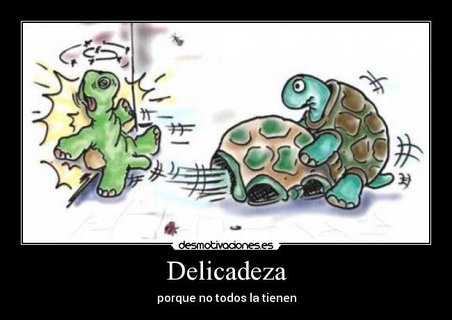 Delicadeza - porque no todos la tienen