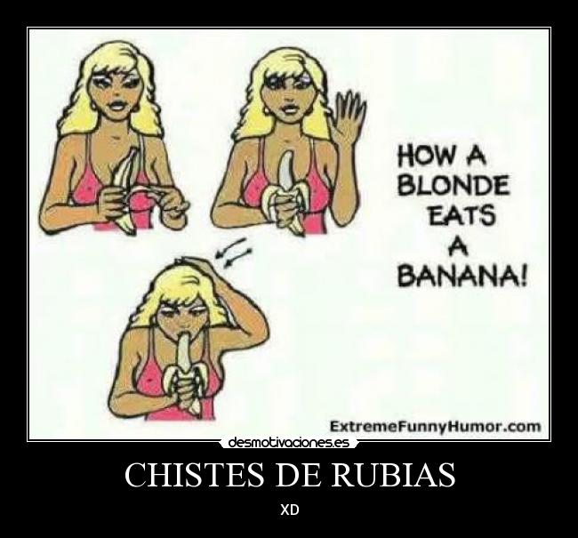 CHISTES DE RUBIAS - XD