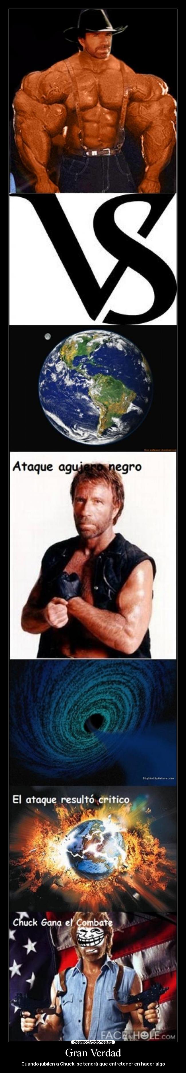 Gran Verdad - Cuando jubilen a Chuck, se tendrá que entretener en hacer algo