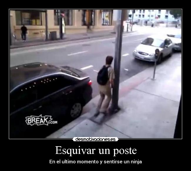 Esquivar un poste - 