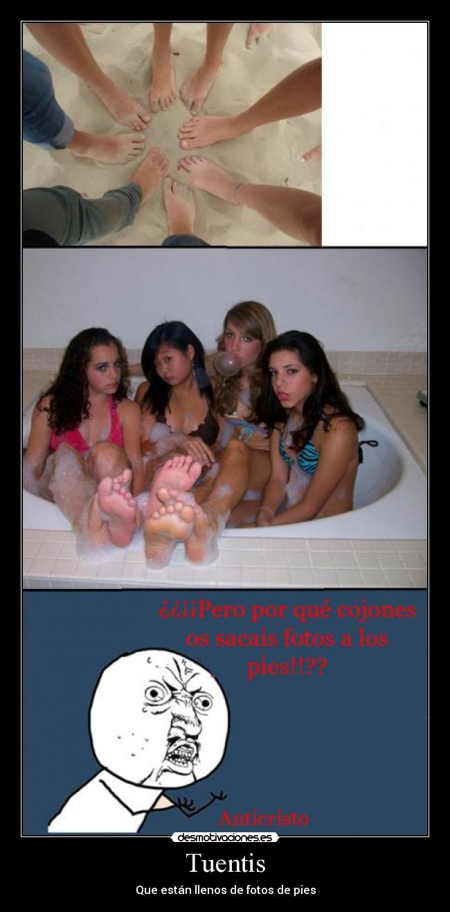 Tuentis - Que están llenos de fotos de pies