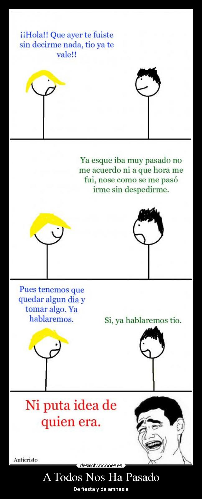 carteles pasado todos nos pasado fiesta amnesia yao ming desmotivaciones