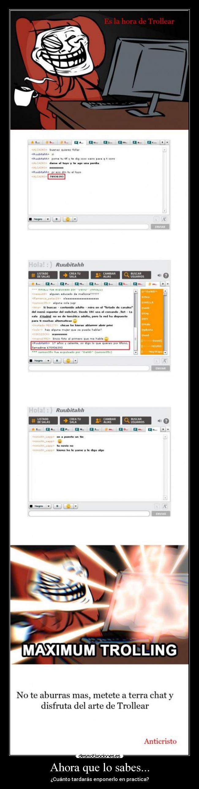 Ahora que lo sabes... - ¿Cuánto tardarás enponerlo en practica?