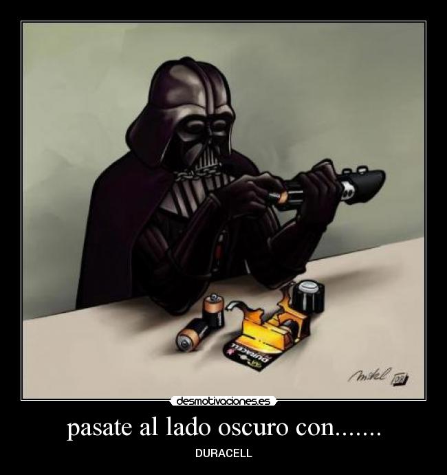 pasate al lado oscuro con....... -