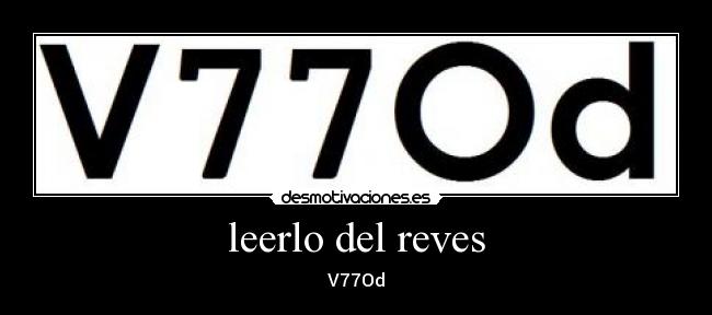 leerlo del reves - 