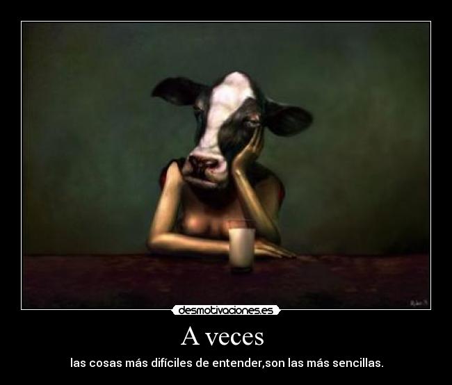 A veces -