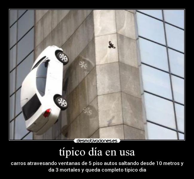 típico día en usa -