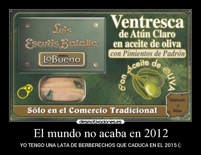 El mundo no acaba en 2012 -