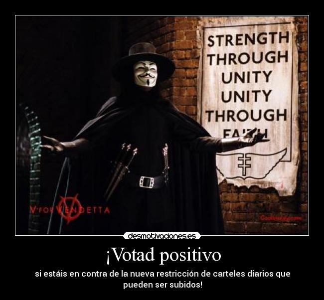 ¡Votad positivo - 