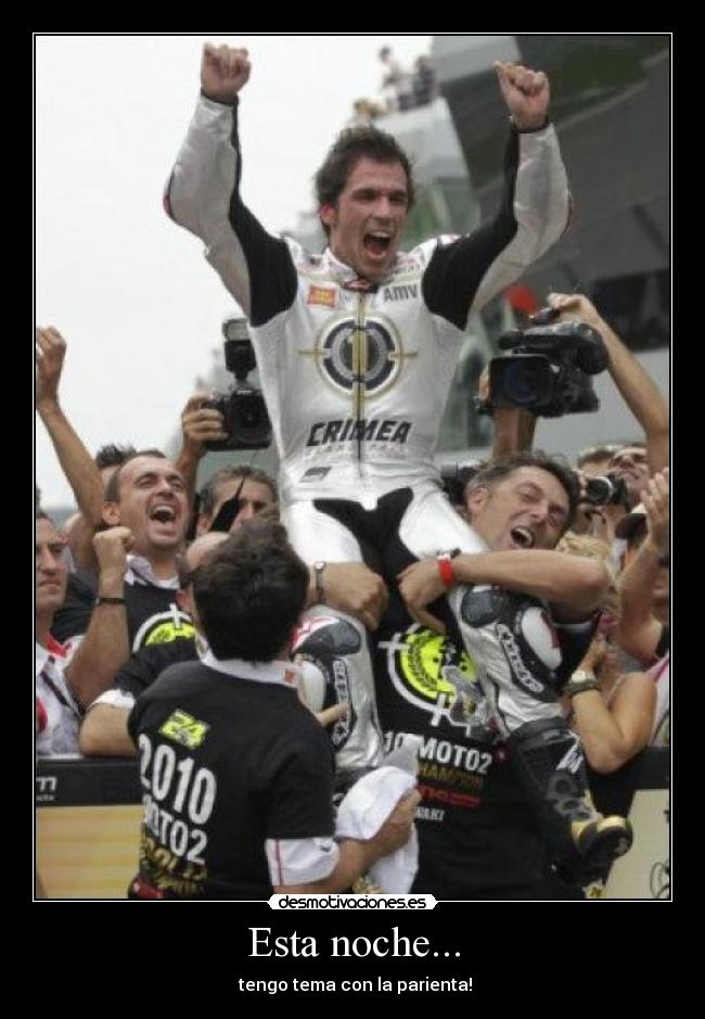 Esta noche... - tengo tema con la parienta!