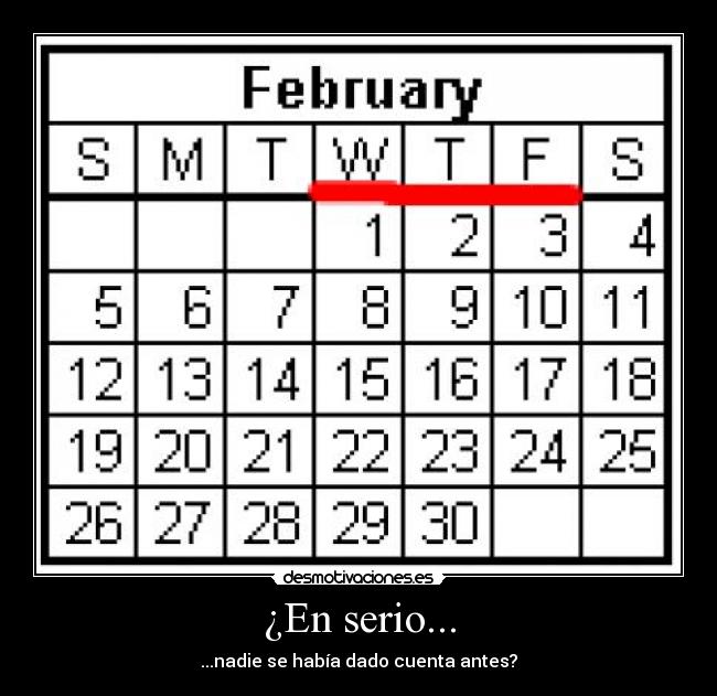 ¿En serio... - ...nadie se había dado cuenta antes?