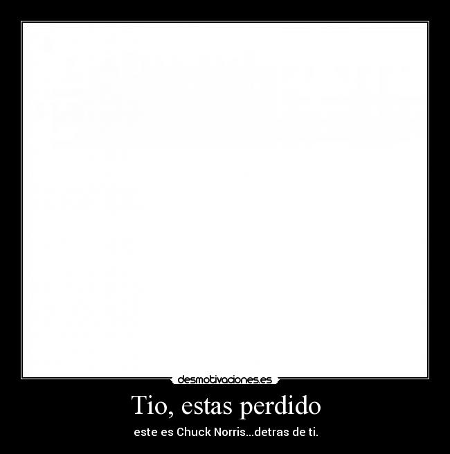 Tio, estas perdido - 