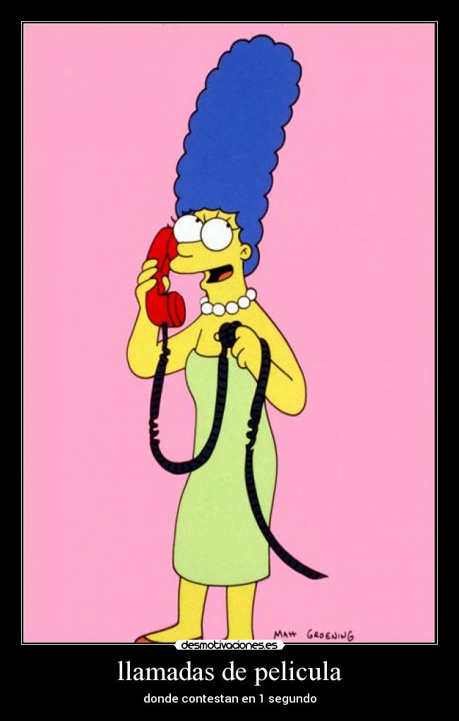 llamadas de pelicula - donde contestan en 1 segundo