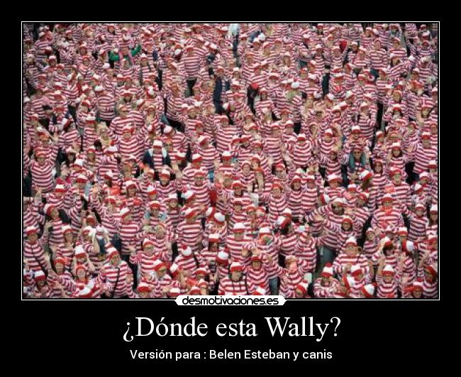 ¿Dónde esta Wally? -