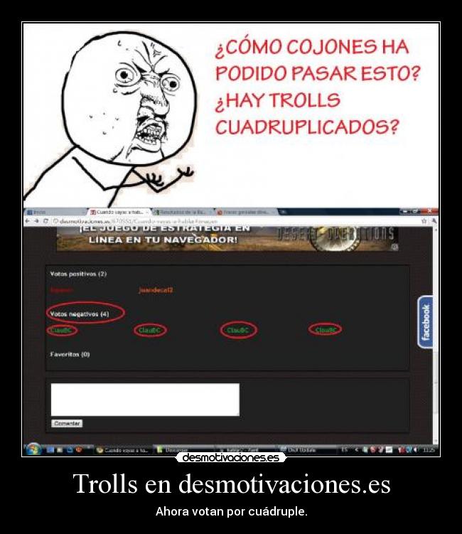 Trolls en desmotivaciones.es - 