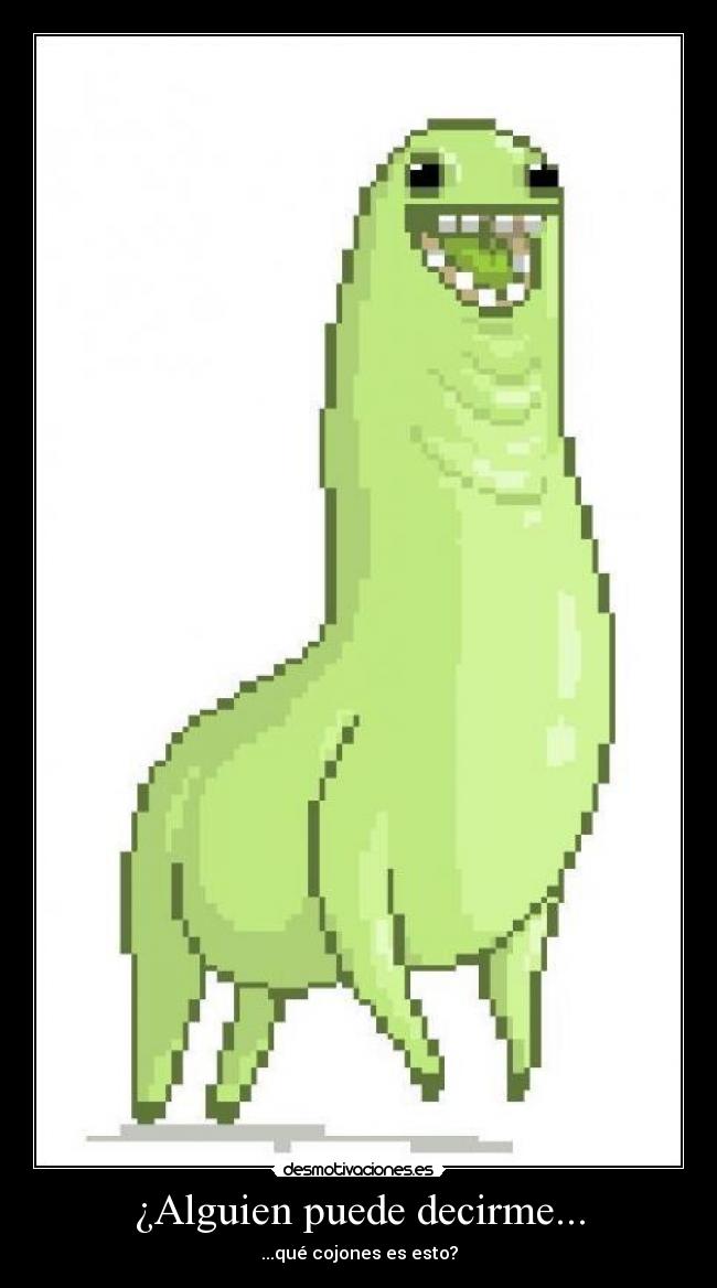 ¿Alguien puede decirme... -