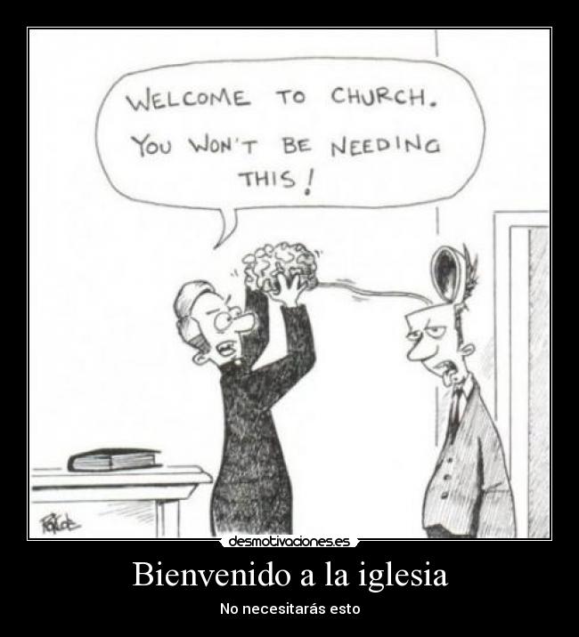 Bienvenido a la iglesia -