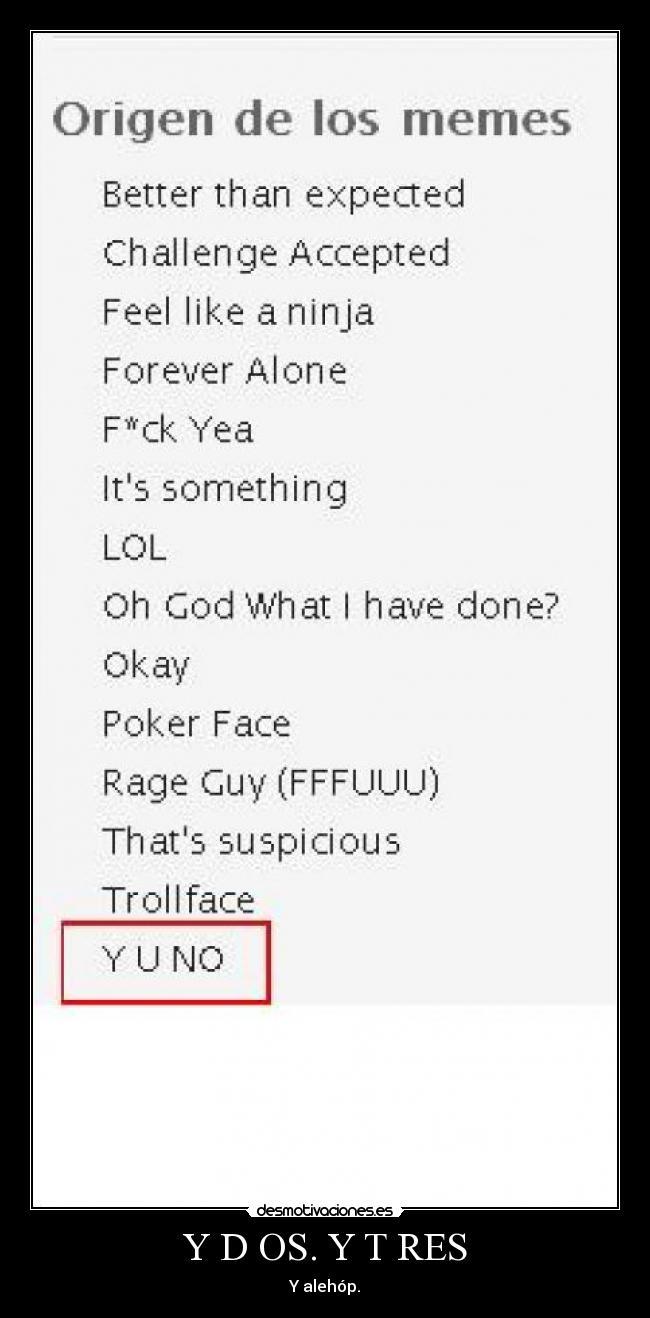 carteles dos tres desmotivaciones
