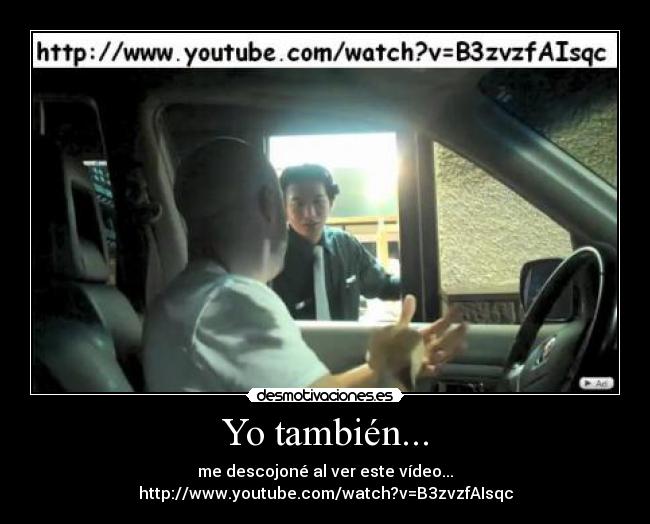 Yo también... -