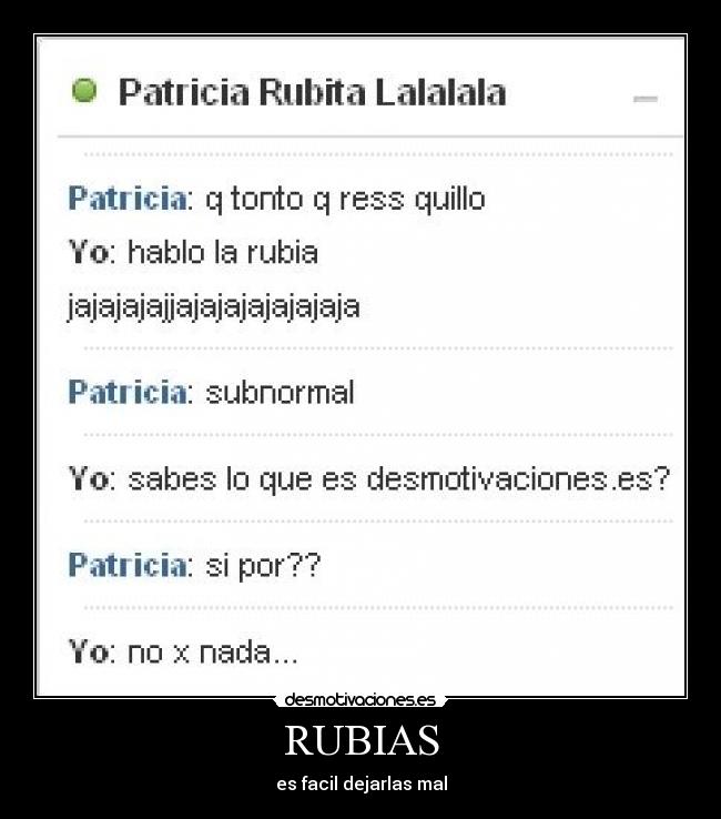 RUBIAS -