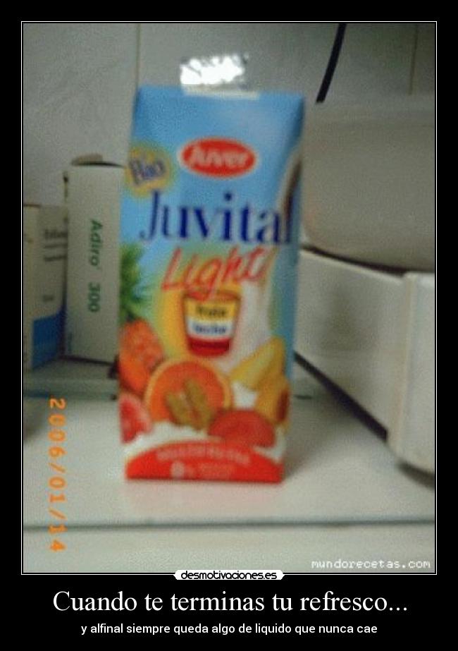 carteles refresco desmotivaciones