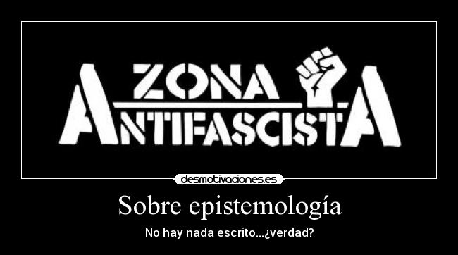 Sobre epistemología - 
