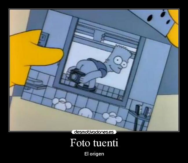 Foto tuenti - El origen