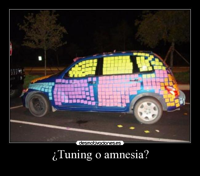 ¿Tuning o amnesia? - 