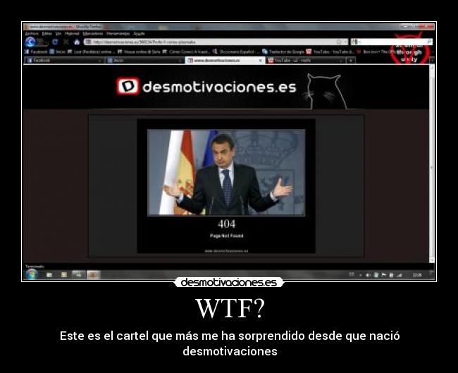 carteles zapatero cartel sorpendido nacio desmotivacion wtf desmotivaciones