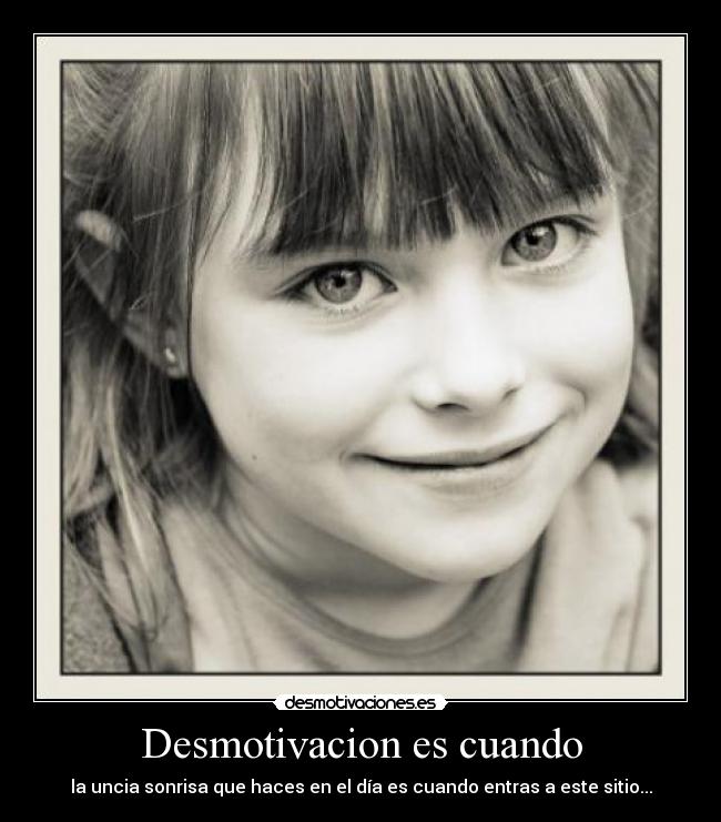 Desmotivacion es cuando -