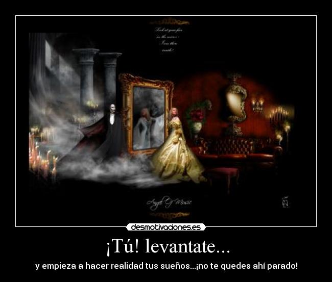¡Tú! levantate... - 