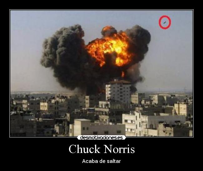 Chuck Norris - Acaba de saltar