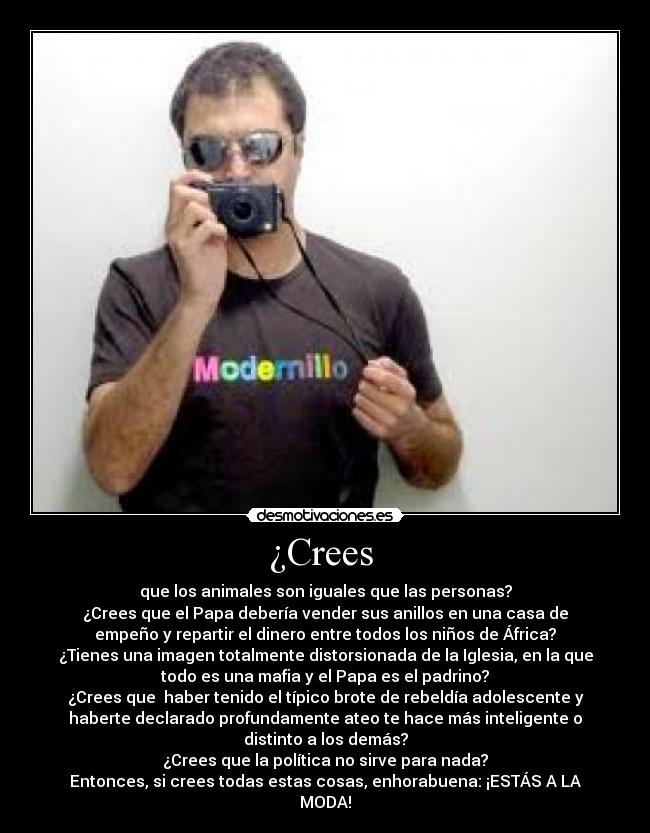 ¿Crees  - 