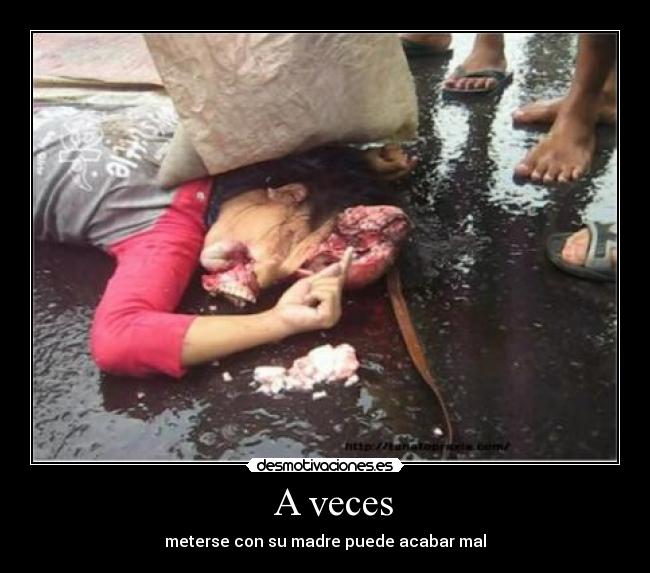 A veces -