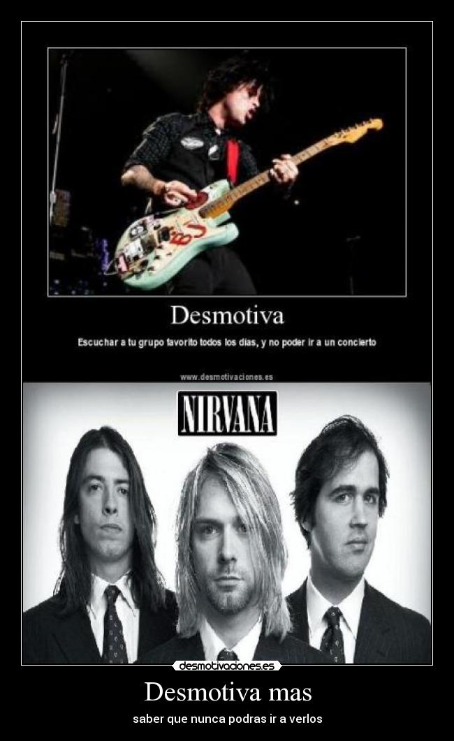 carteles nirvana desmotivacion desmotivaciones