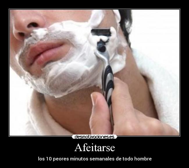 Afeitarse -