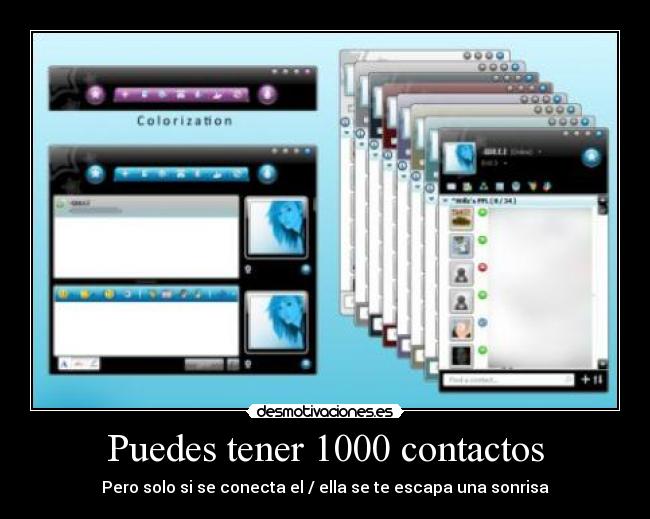 Puedes tener 1000 contactos - Pero solo si se conecta el / ella se te escapa una sonrisa