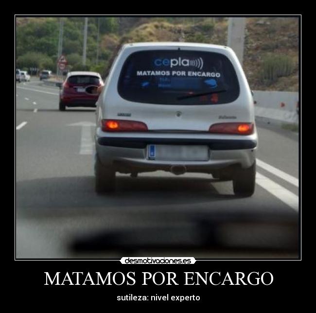 MATAMOS POR ENCARGO - 