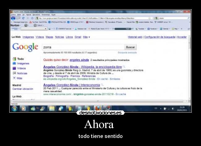 Ahora - todo tiene sentido