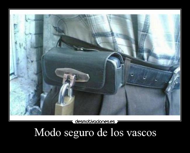 Modo seguro de los vascos - 