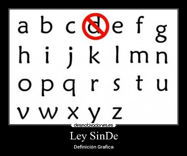 Ley SinDe - Definición Grafica