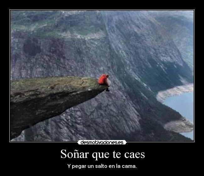Soñar que te caes -