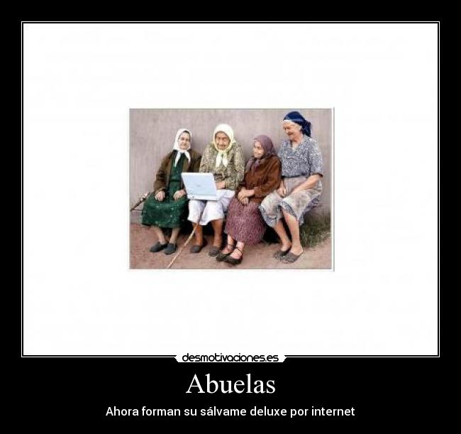Abuelas - Ahora forman su sálvame deluxe por internet