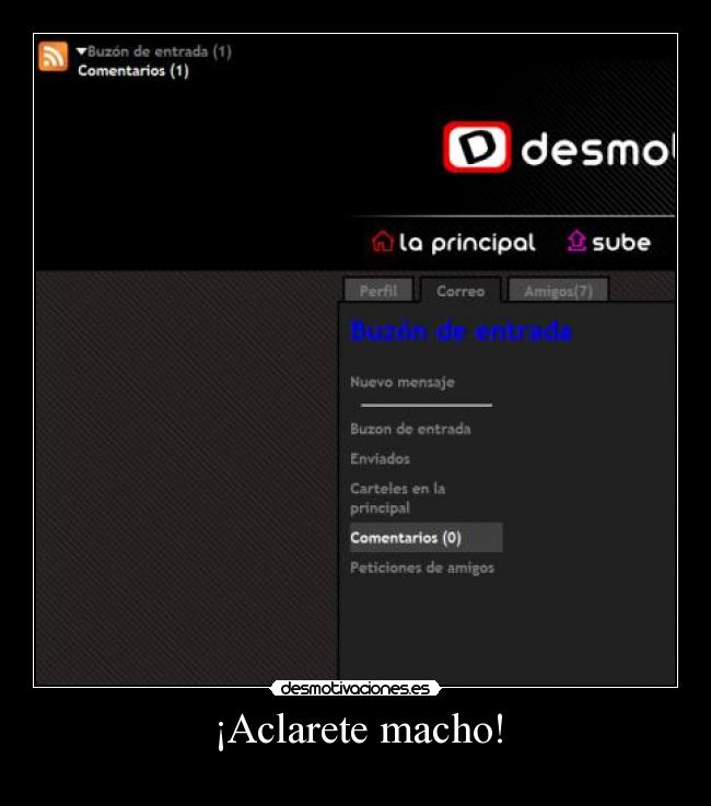 ¡Aclarete macho! - 